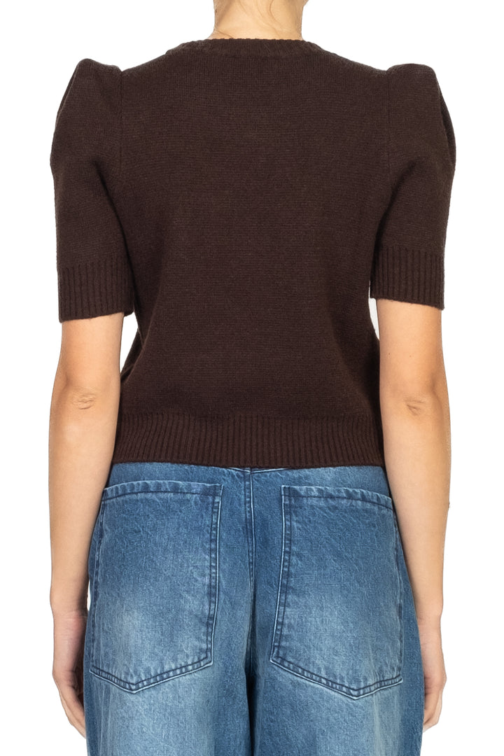 Vicolo - Maglia girocollo manica sbuffo Art. 77236F