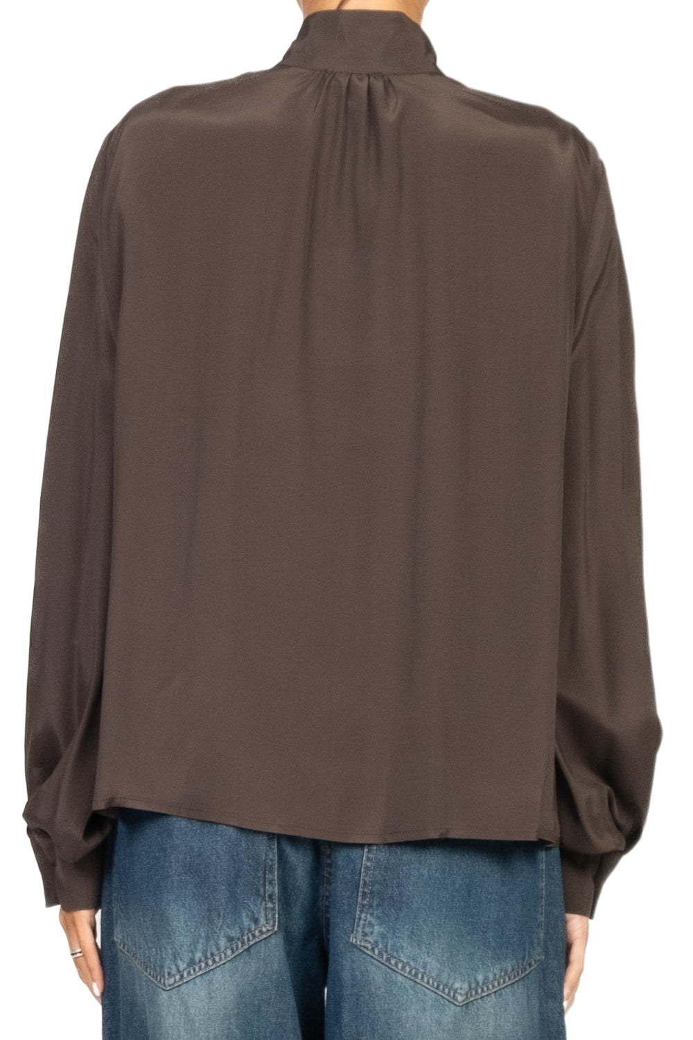 Emunà - Camicia misto seta manica palloncino Art. CM13-0065