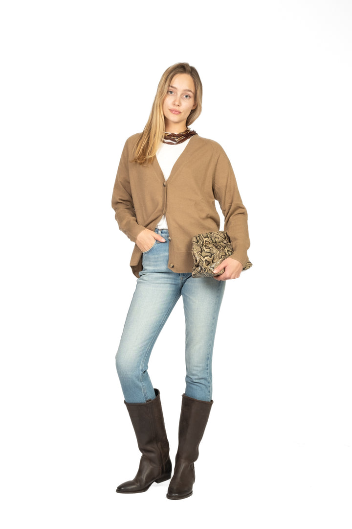 MM MaxMara - Cardigan scollo V con bottoni TENENTE Art. 2526346038600