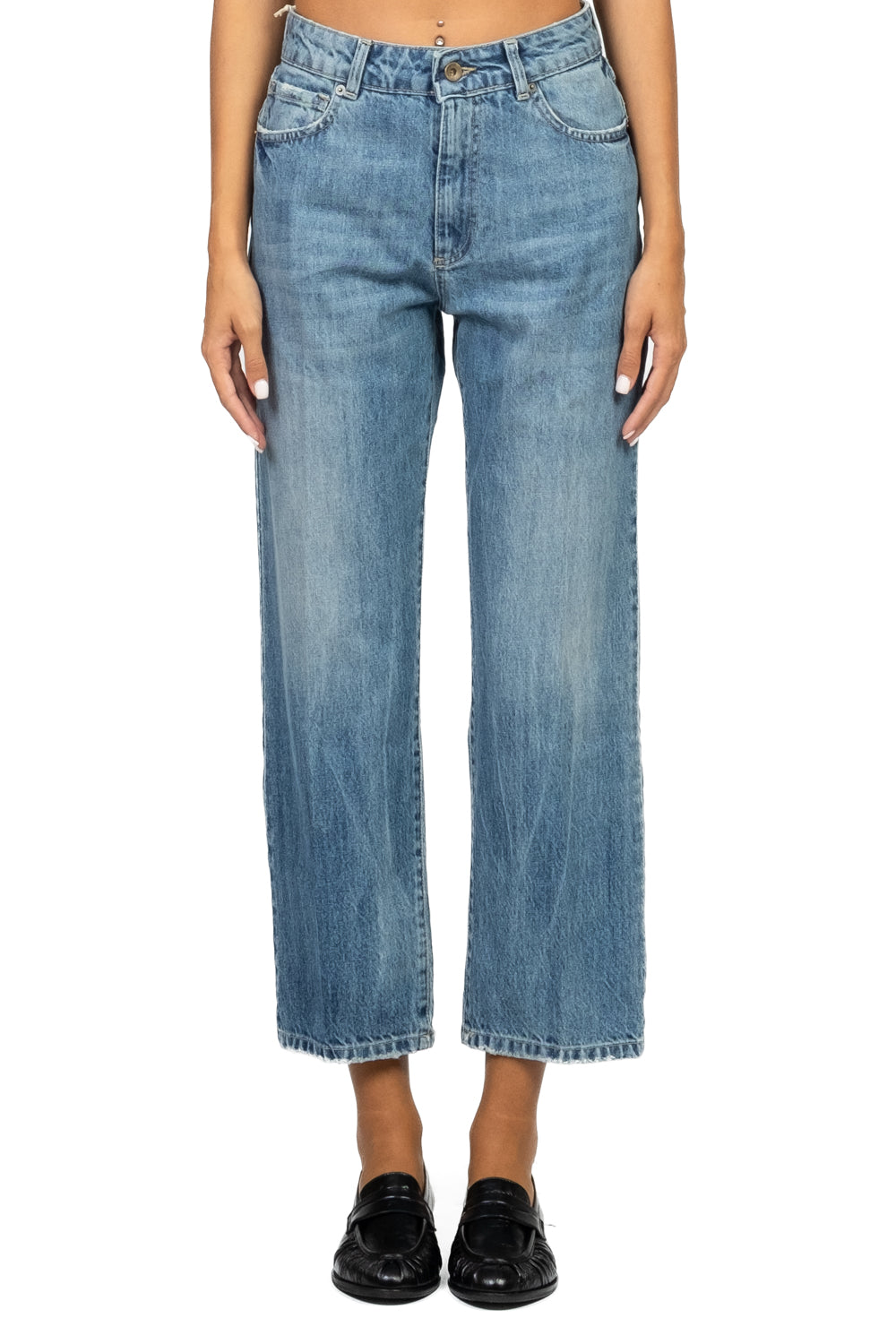 Bloom - Jeans crop Art. BETTA-INDIGO