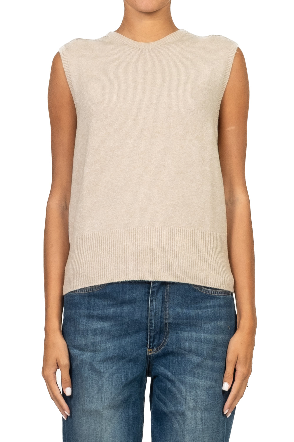 Tensione In - Gilet in maglia girocollo Art. 570302
