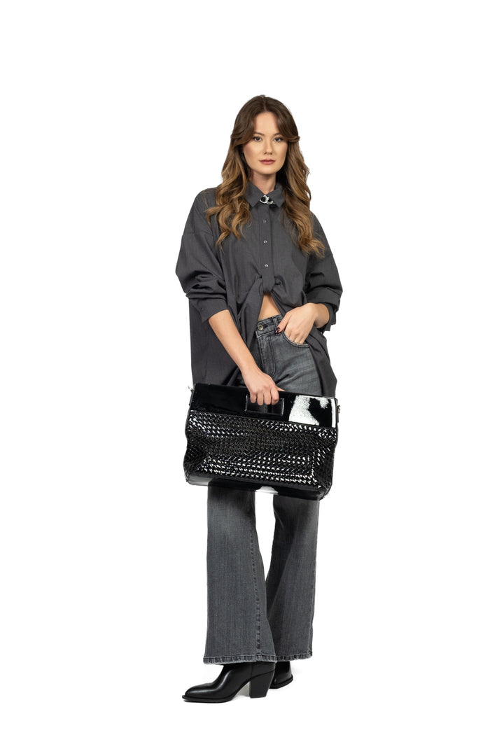 Vicolo - Camicia con drappeggio Art. TF1135