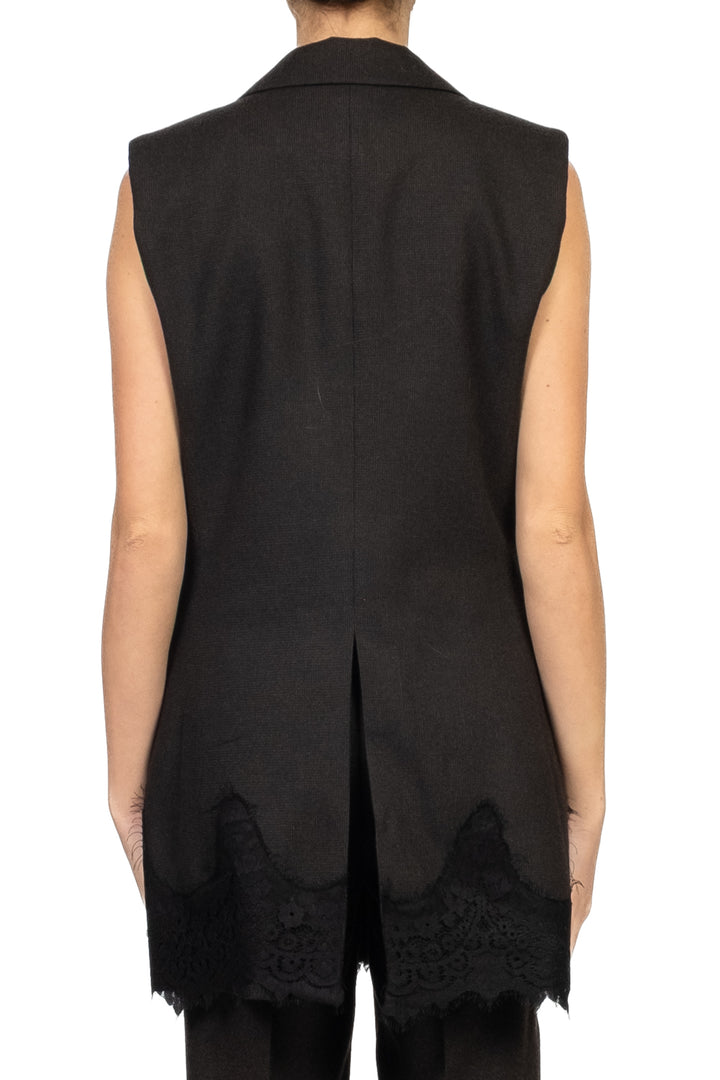 Vicolo - Gilet lungo con pizzo Art. TF1575
