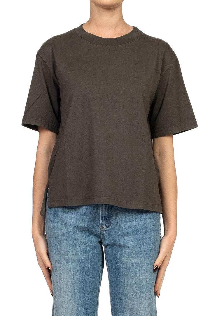 Emunà - T- Shirt basic con spacchetti Art. 271M05