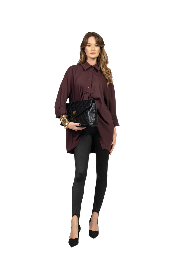 Vicolo - Camicia con drappeggio Art. TF1135