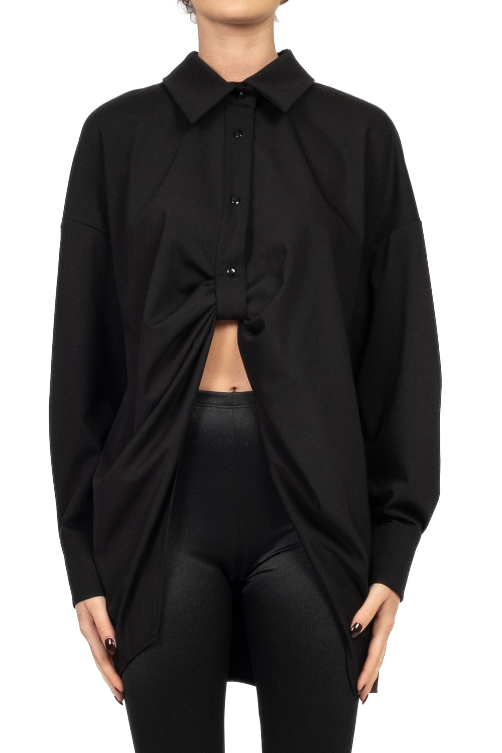 Vicolo - Camicia con drappeggio Art. TF1135