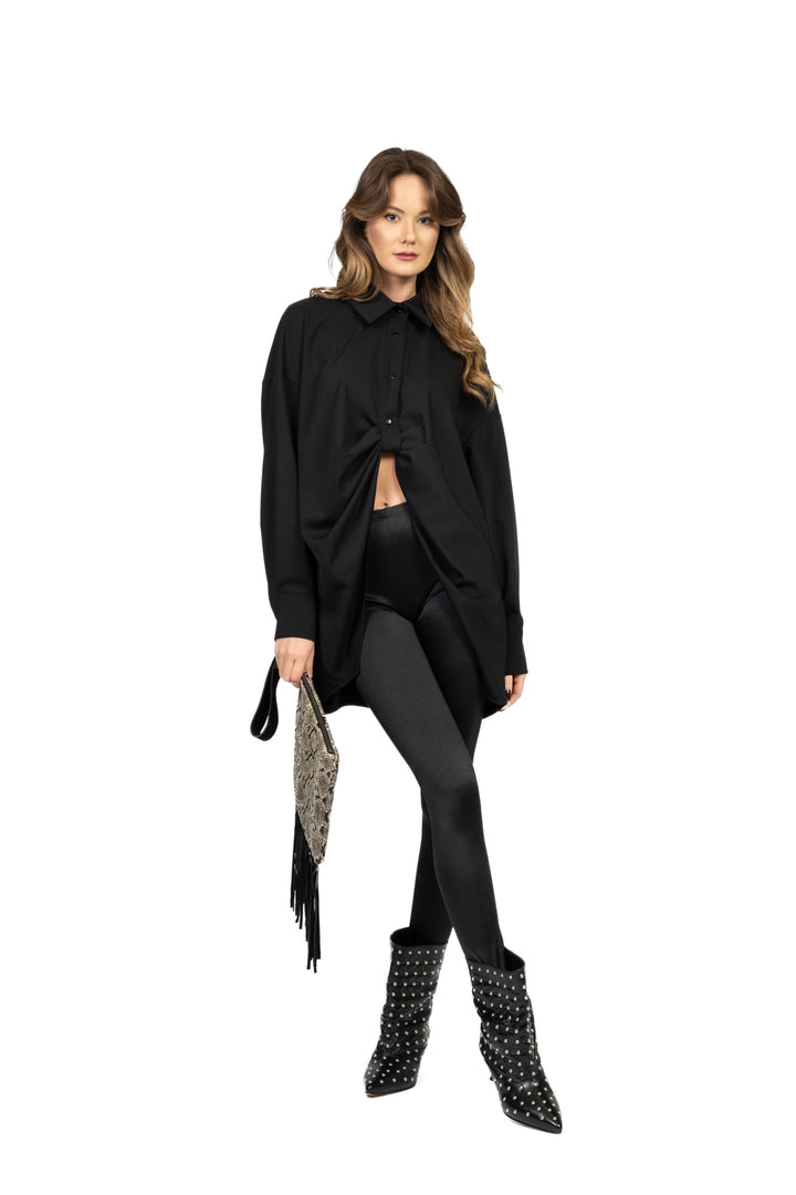 Vicolo - Camicia con drappeggio Art. TF1135