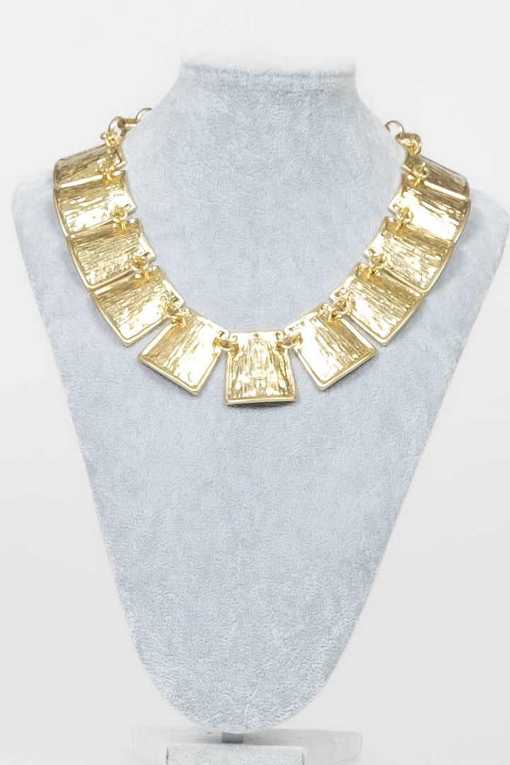 Upper - Collana quadrati martellati