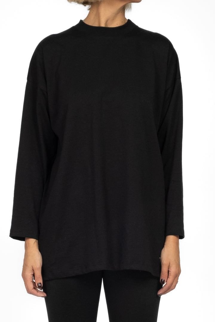 Vicolo - T-shirt manica lunga over con logo Art. RF0389