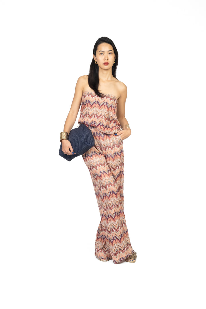 Tensione in - Pantalone multicolor con elastico Art. WX1228