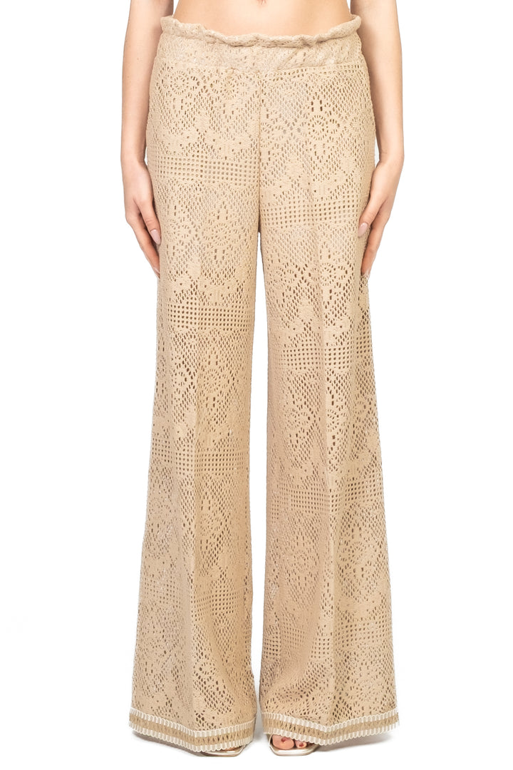 Vicolo - Pantalone crochet con banda Art. TD2811