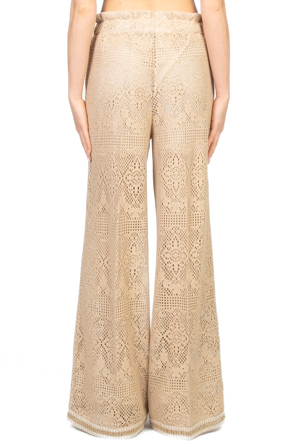 Vicolo - Pantalone crochet con banda Art. TD2811