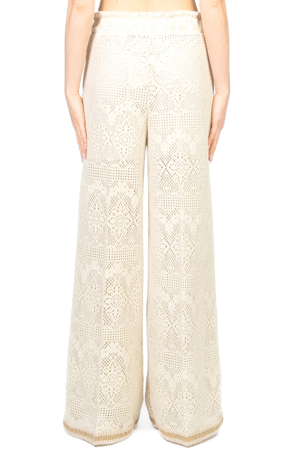 Vicolo - Pantalone crochet con banda Art. TD2811
