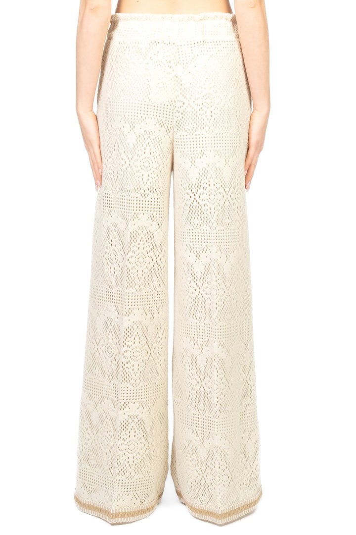 Vicolo - Pantalone crochet con banda Art. TD2811