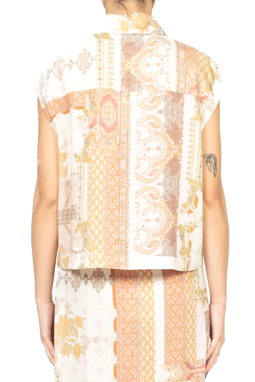 Tensione In - Camicia giromanica stampata Art. C10163AT