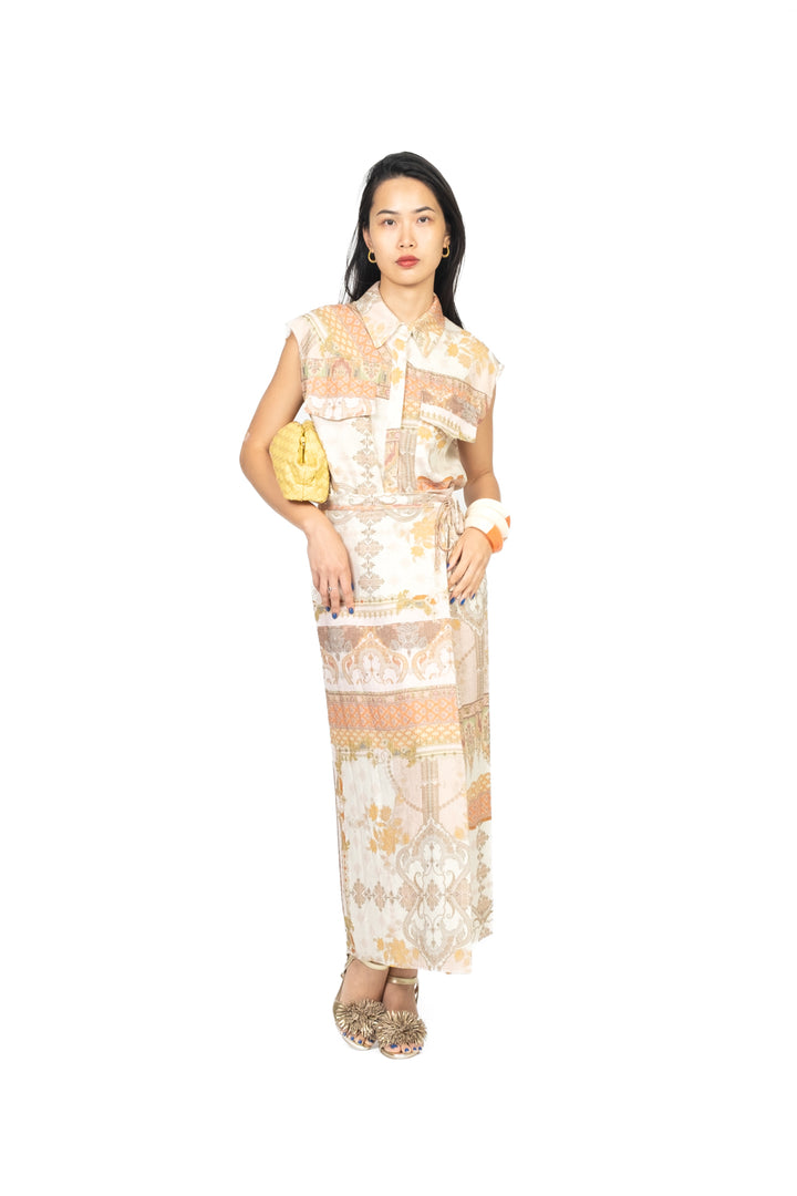 Tensione In - Camicia giromanica stampata Art. C10163AT
