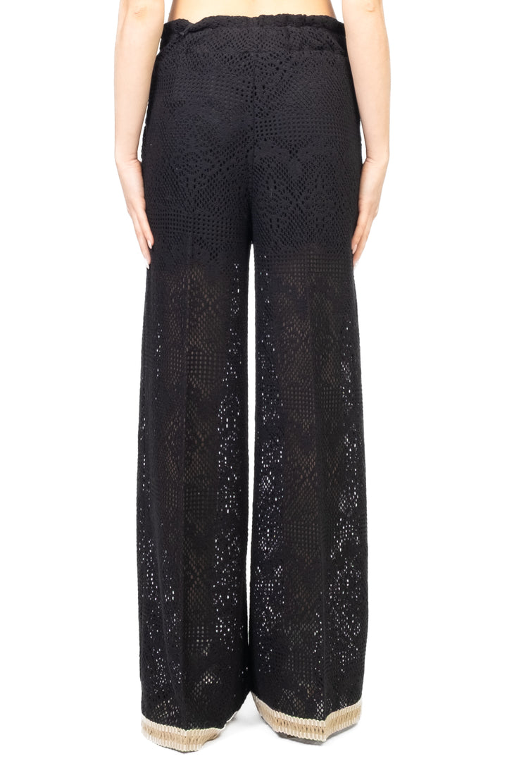 Vicolo - Pantalone crochet con banda Art. TD2811