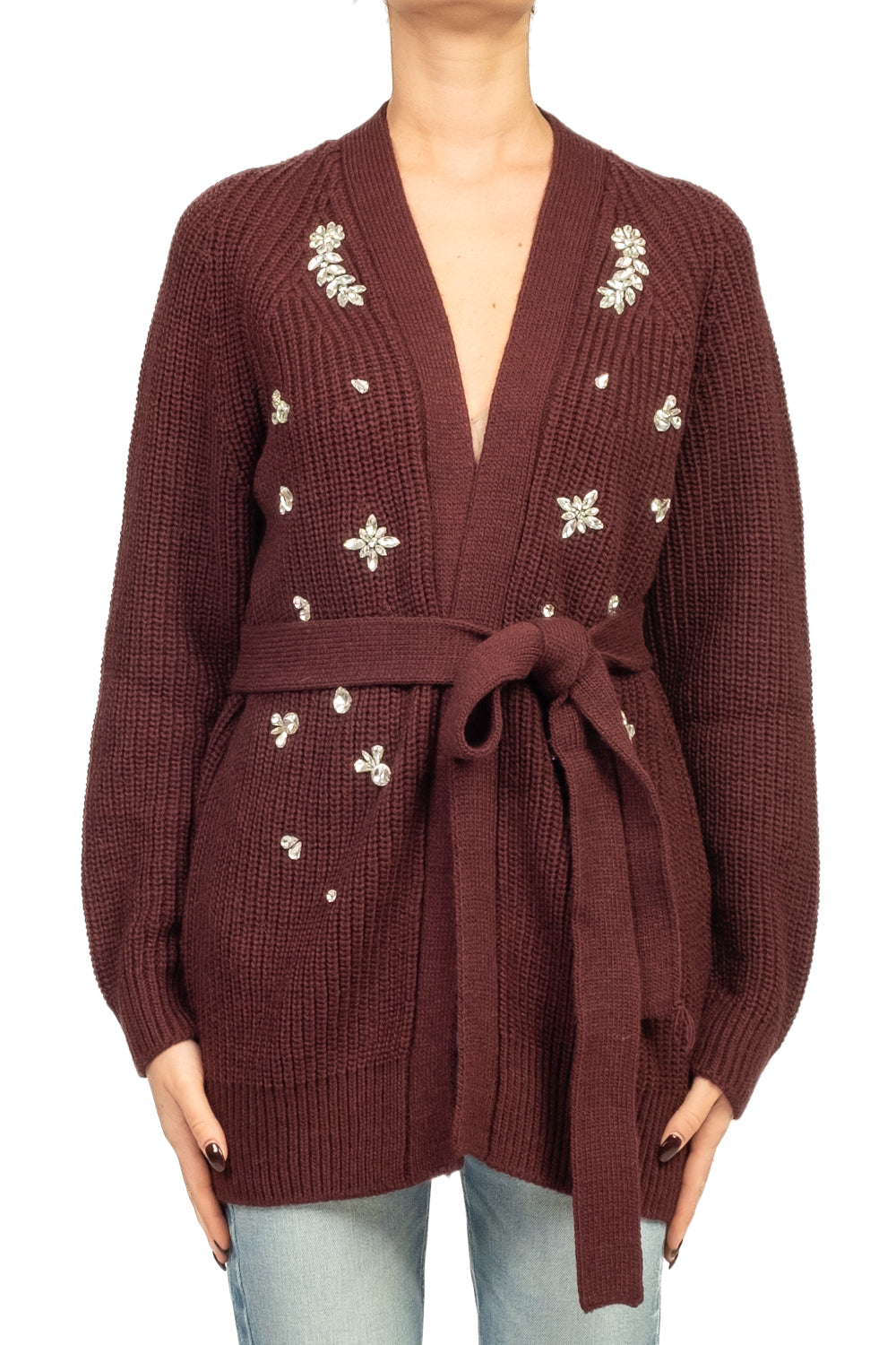Vicolo - Cardigan con applicazioni gioiello Art. 55118F