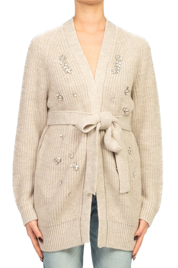 Vicolo - Cardigan con applicazioni gioiello Art. 55118F