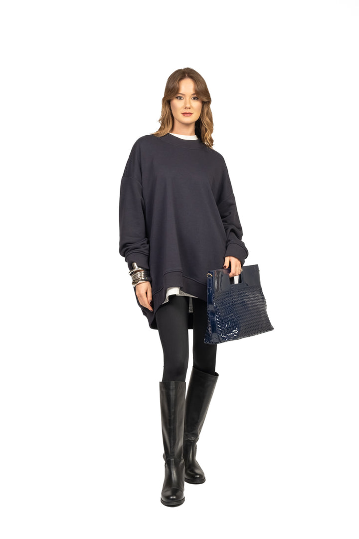 Vicolo - Felpa over girocollo Art. TF0582