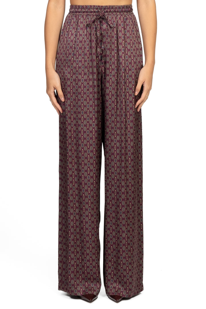 Vicolo - Pantalone fantasia con coulisse Art. TF1105