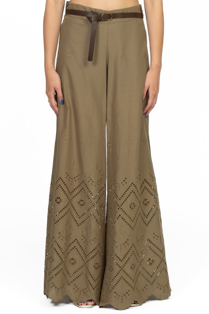 Tensione In - Pantalone pizzo san gallo Art. S25PF21