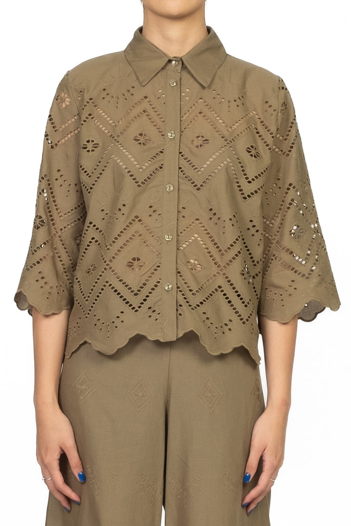 Tensione In - Camicia pizzo san gallo Art. S25CF20
