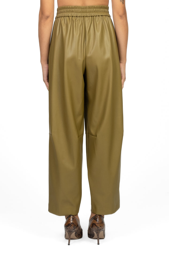 Dixie - Pantalone barrel ecopelle Art. P840Y092