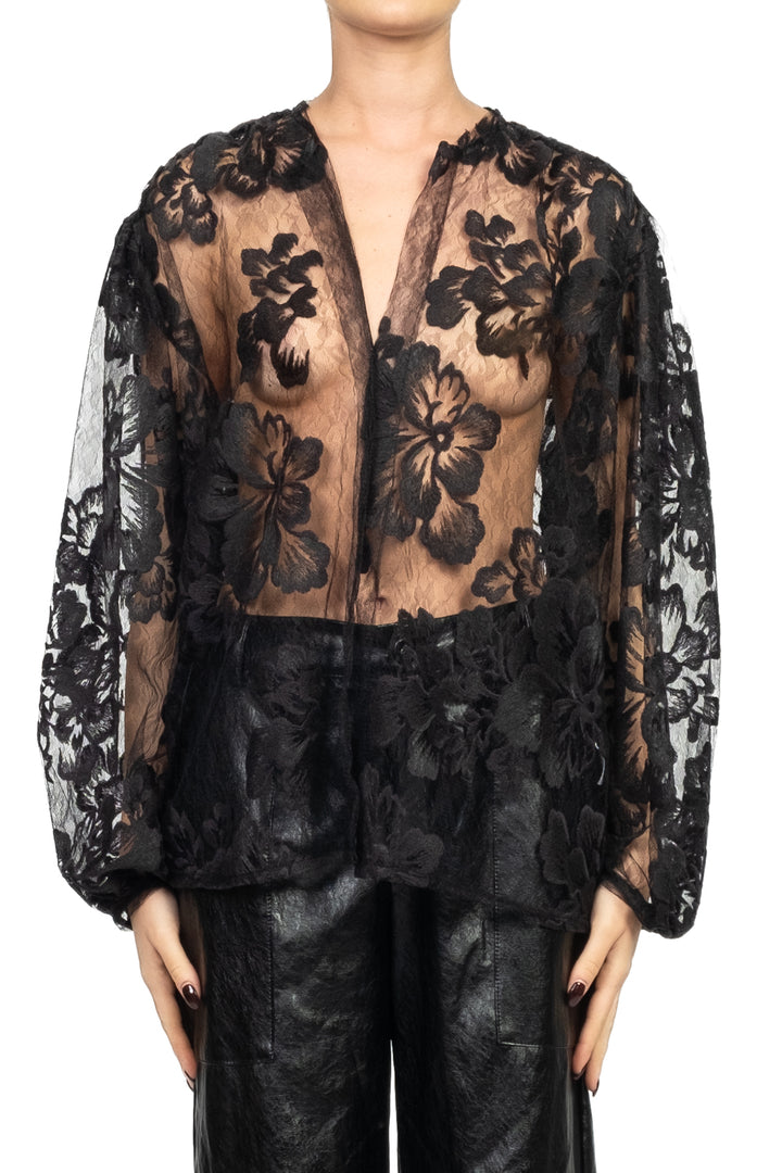 Have One - Blusa velata con ricamo Art. CMA-P090