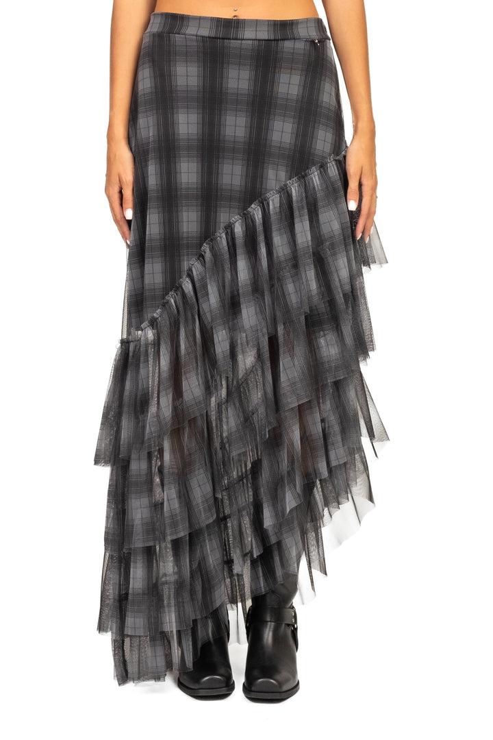 Dixie - Gonna asimmetrica con balze Art. G067Y054