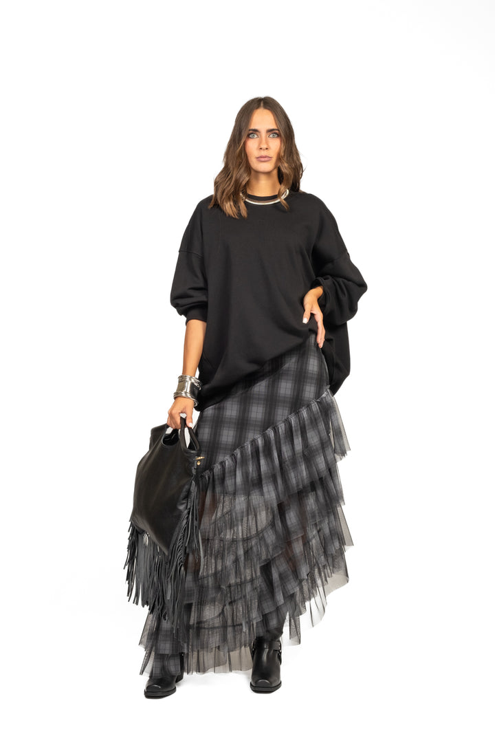 Dixie - Gonna asimmetrica con balze Art. G067Y054