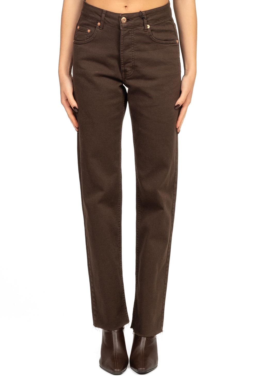 Tensione In - Jeans crop taglio vivo Art. CJ12704