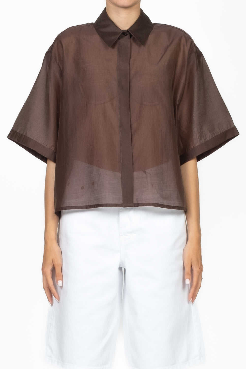 Tensione In - Camicia mezza manica velata Art. 25C7634