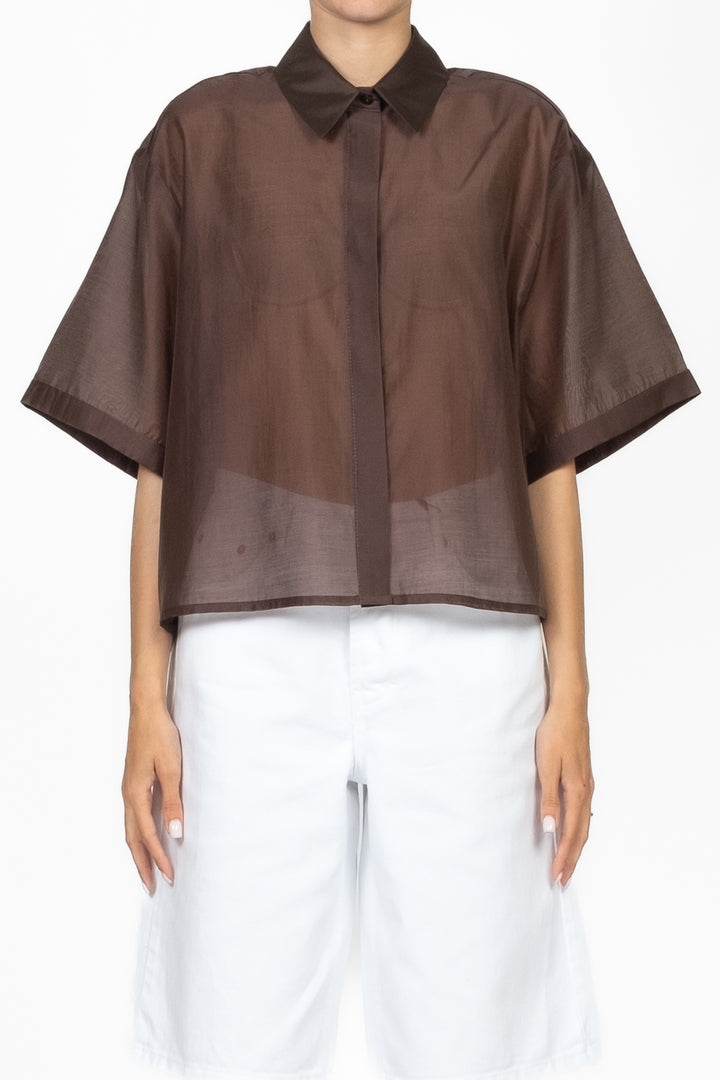 Tensione In - Camicia mezza manica velata Art. 25C7634