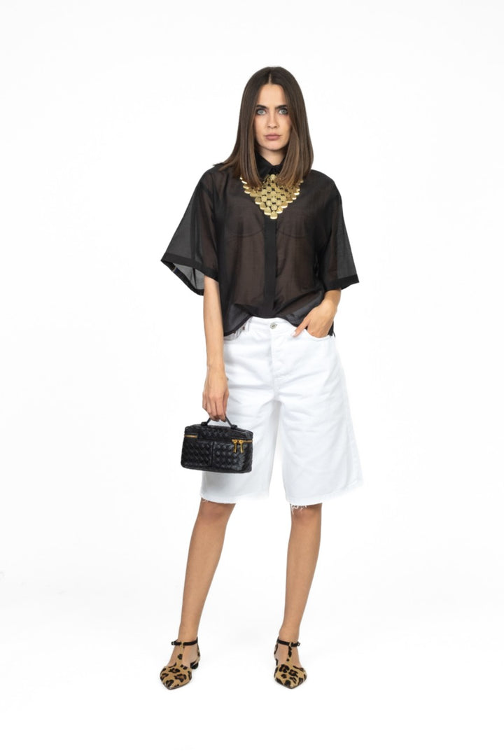 Tensione In - Camicia mezza manica velata Art. 25C7634