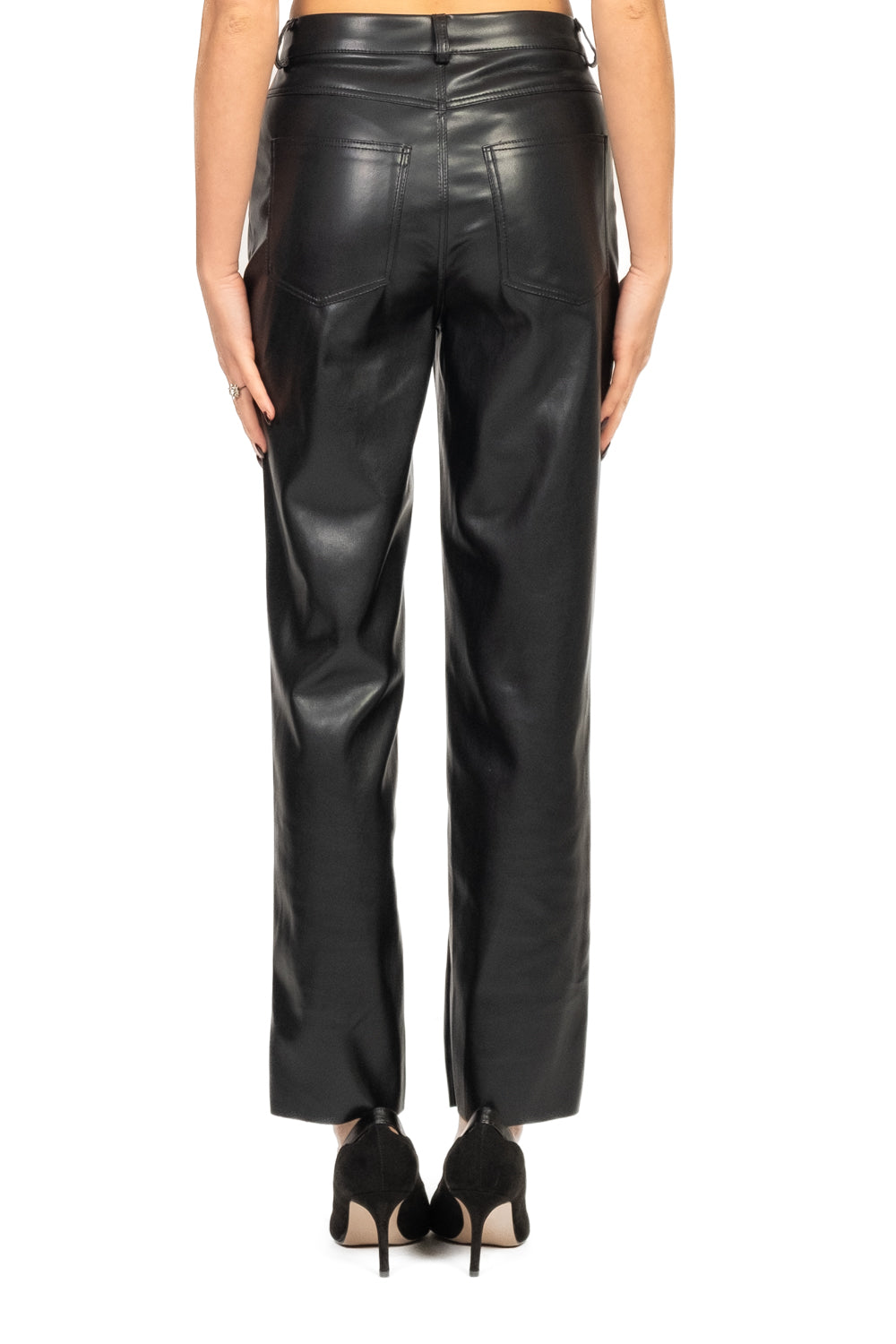 Tensione In - Pantalone ecopelle crop Art. 225092