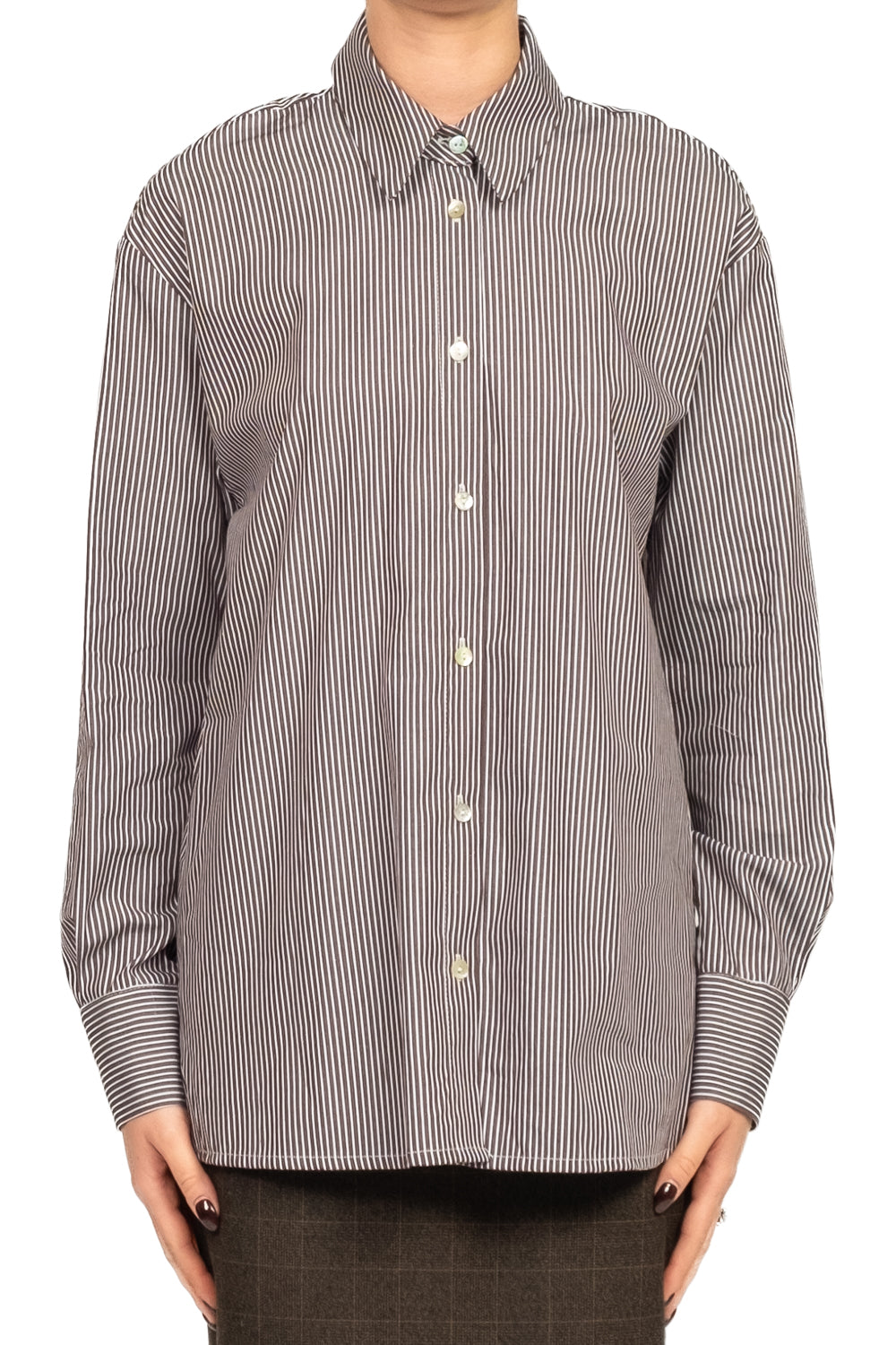 Tensione In - Camicia over gessata Art. 26C965