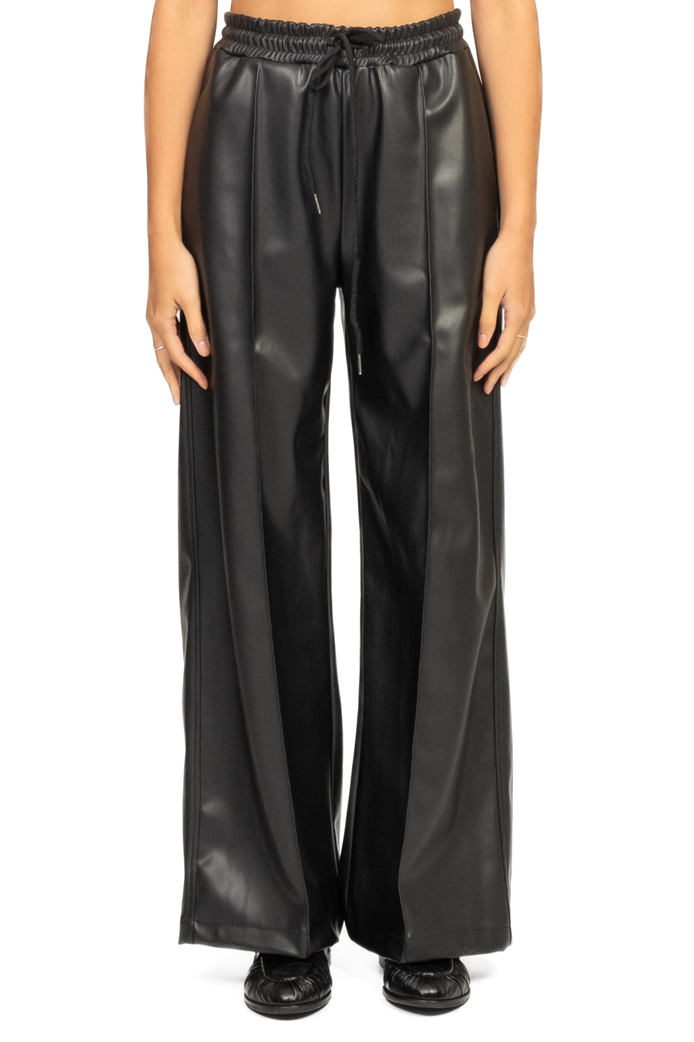 Tensione In - Pantalone ecopelle con coulisse Art. FW250064