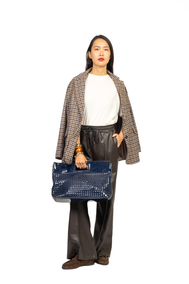 Tensione In - Pantalone ecopelle con coulisse Art. FW250064