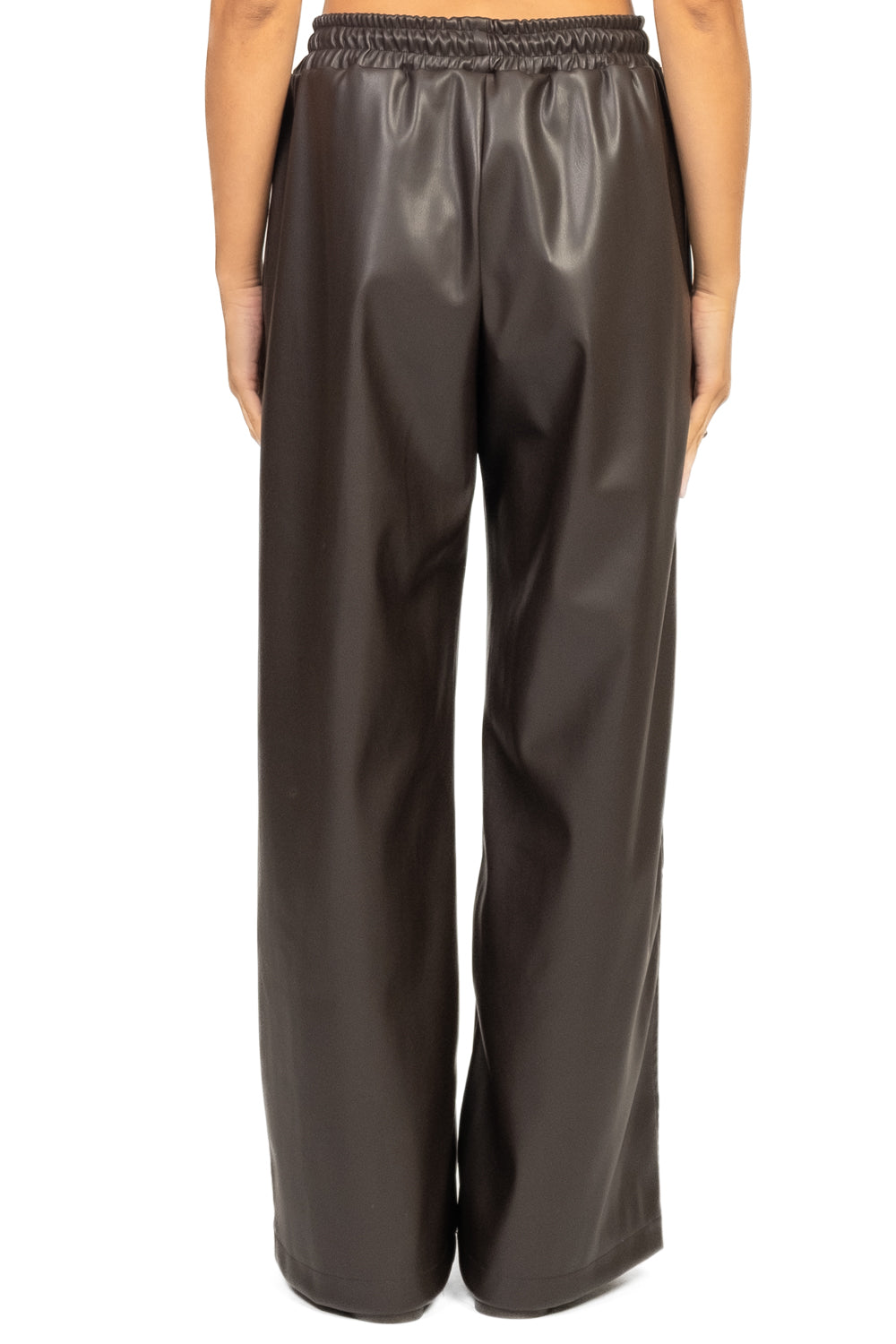Tensione In - Pantalone ecopelle con coulisse Art. FW250064