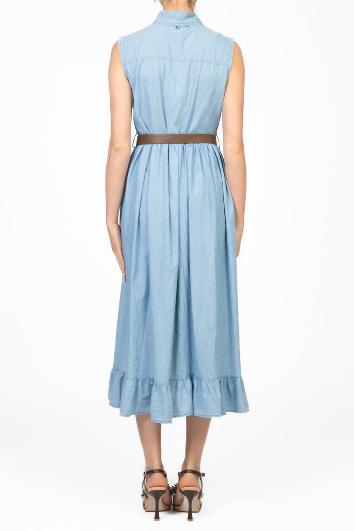 Dixie - Abito giromanica in denim Art. A773W152