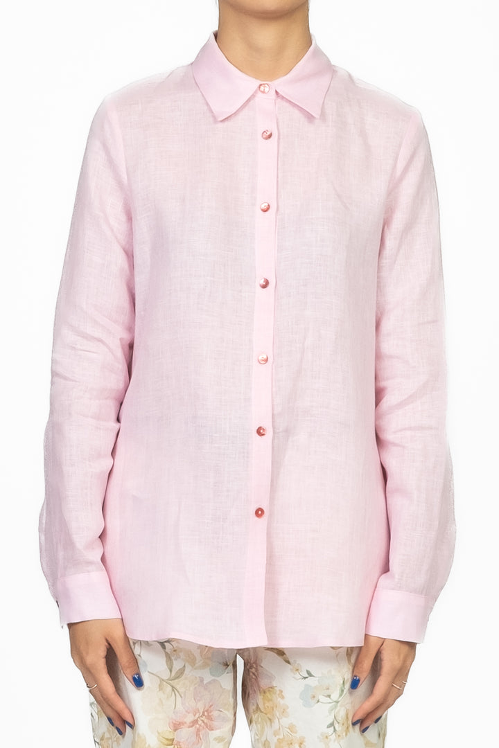 Vicolo - Camicia over in lino Art. TD1652