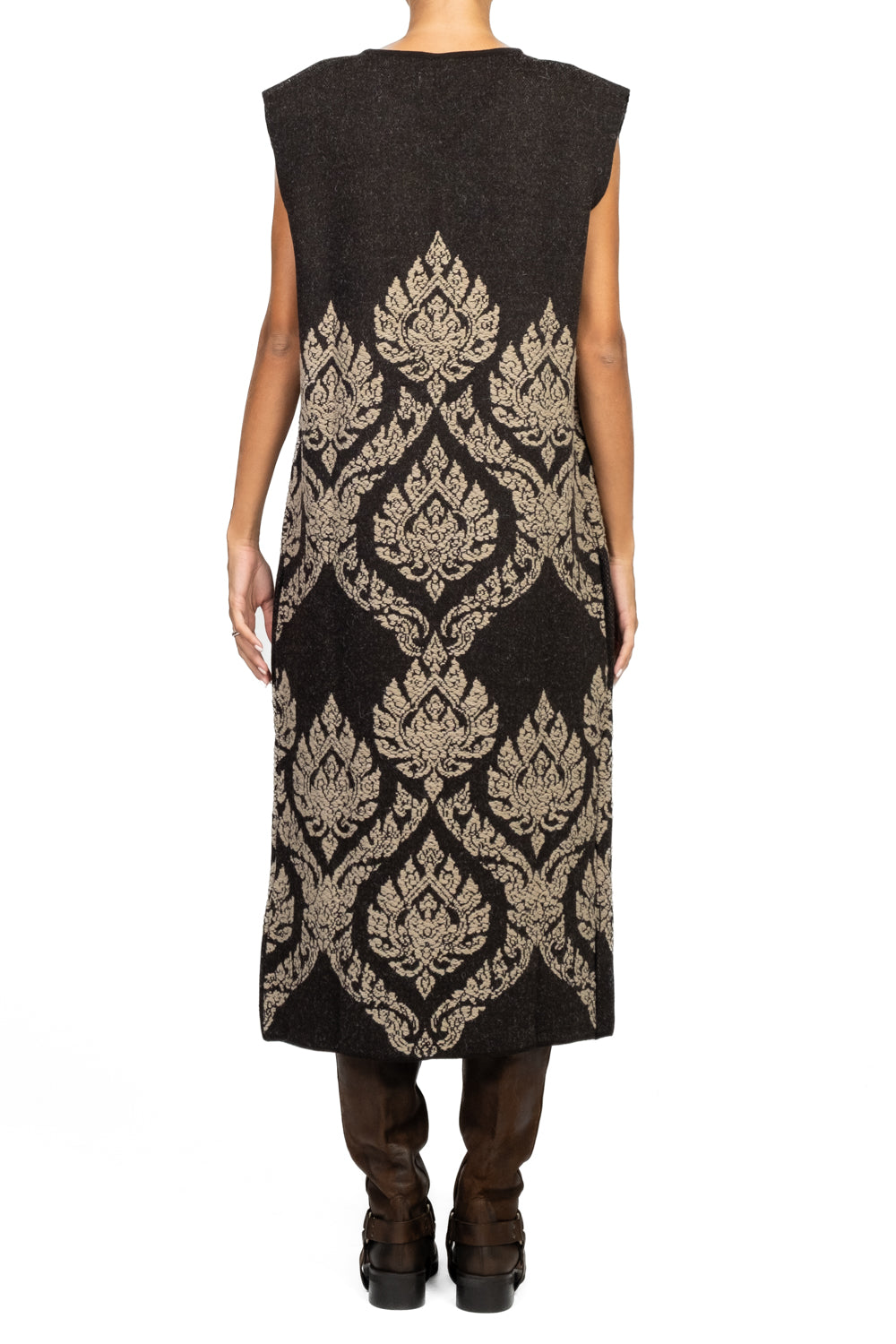 Tensione In - Gilet lungo fantasia Art.W5HMG75A400