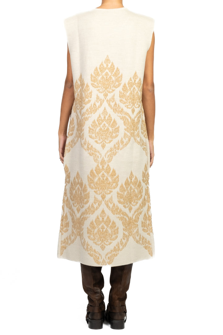 Tensione In - Gilet lungo fantasia Art.W5HMG75A400