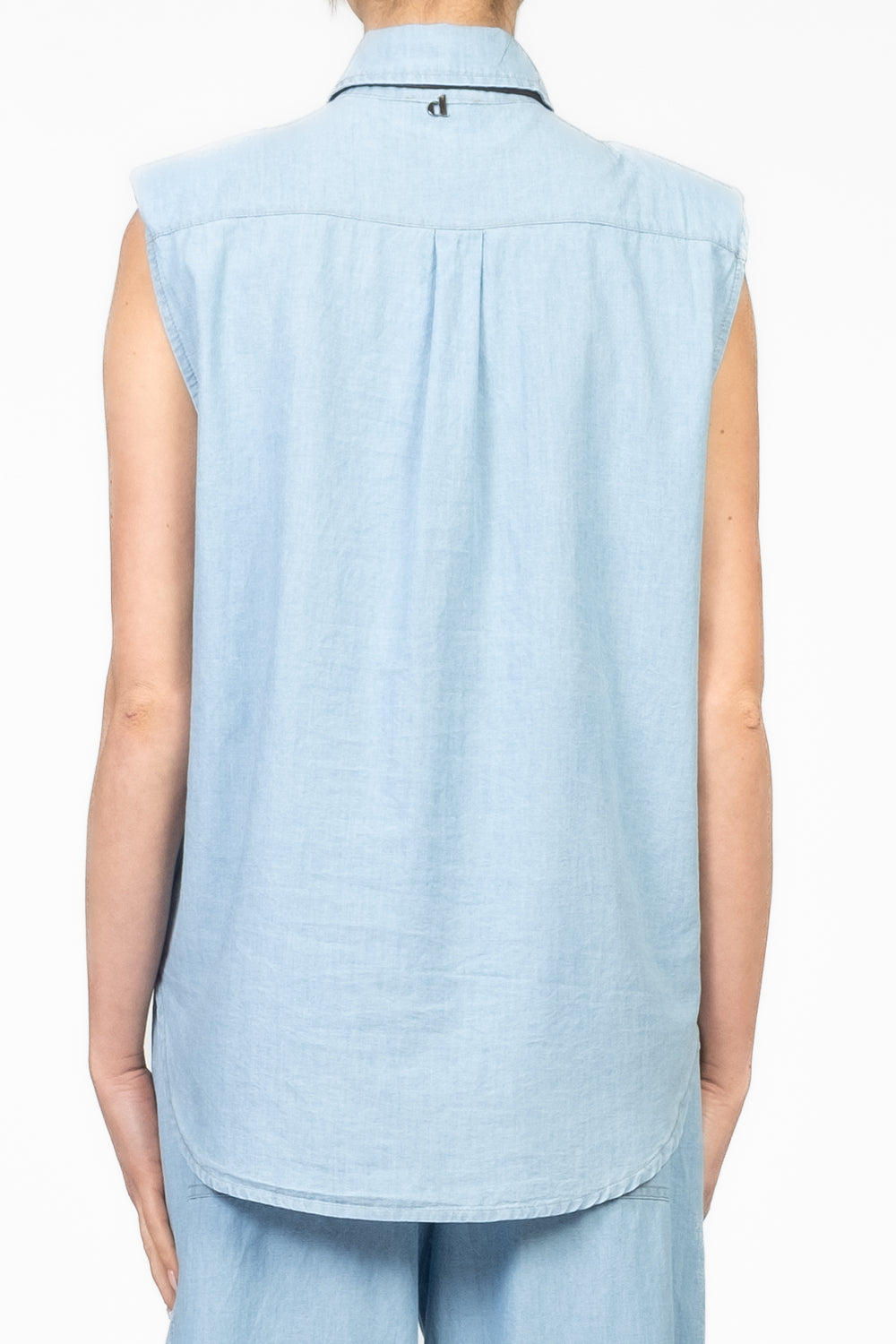Dixie - Camicia in denim giromanica Art. C773W191