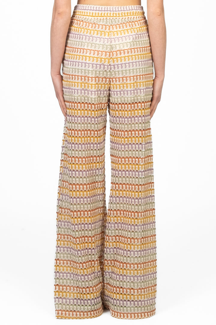 Have One - Pantalone ricamato con elastico Art. PSO-N485