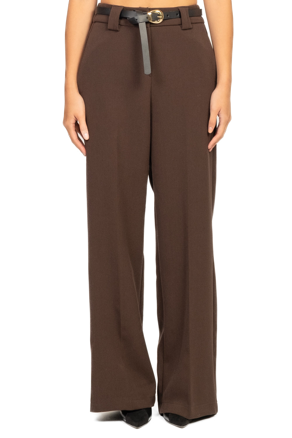Tensione In - Pantalone gamba dritta con cintura Art. 26P1040
