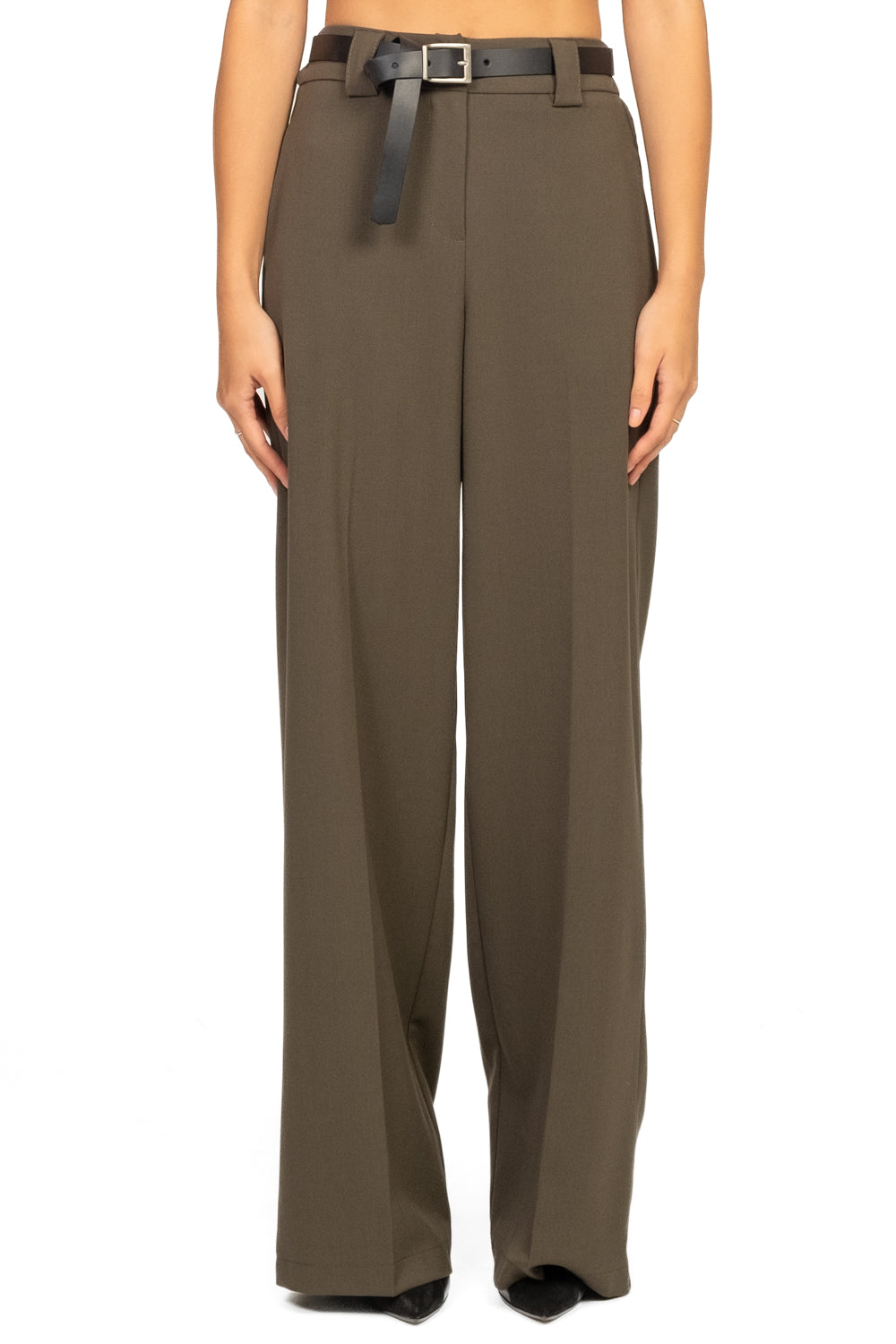 Tensione In - Pantalone gamba dritta con cintura Art. 26P1046