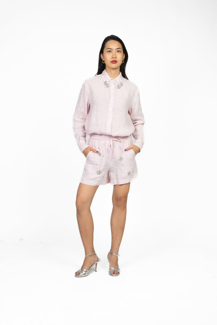 Vicolo - Shorts con applicazioni strass Art. RD1019