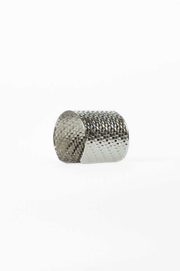 Upper - Bracciale placca martellato